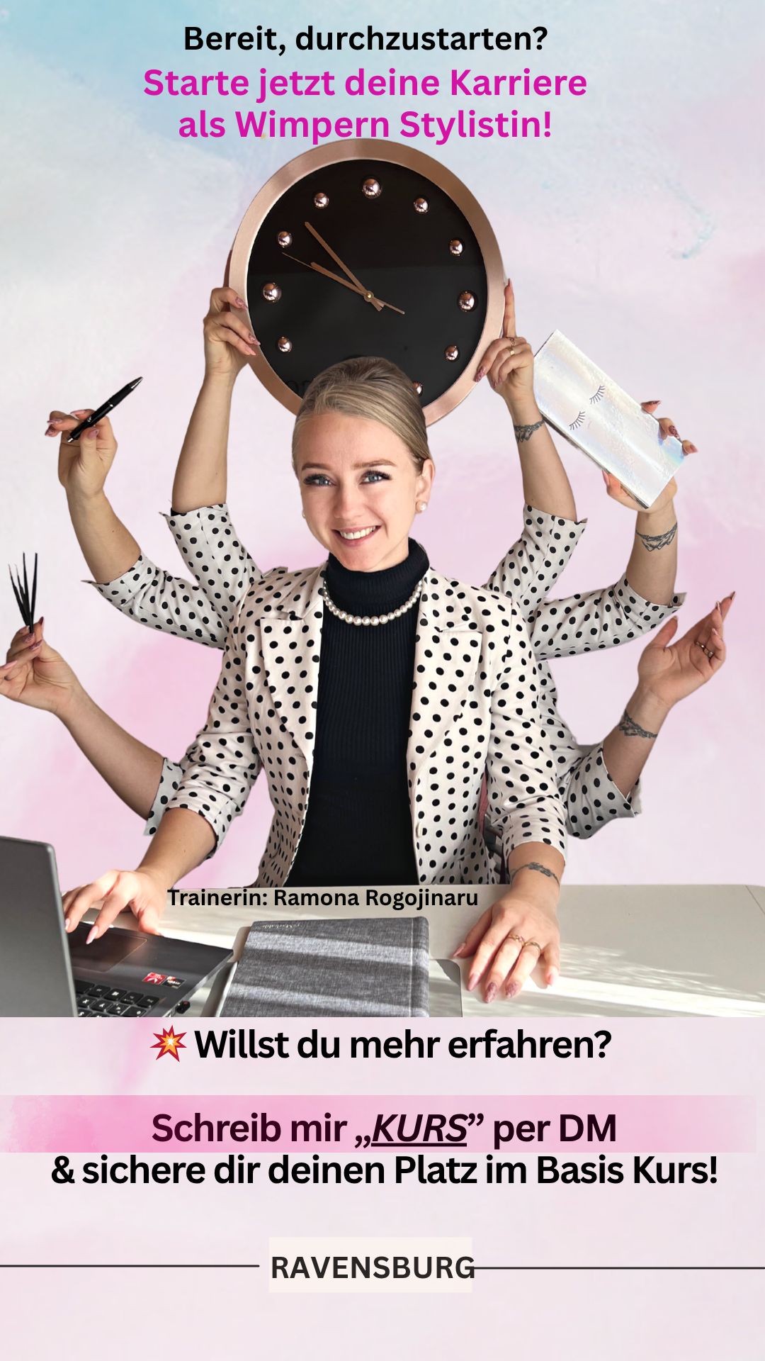 Volumenkurs Wimpernverlängerung