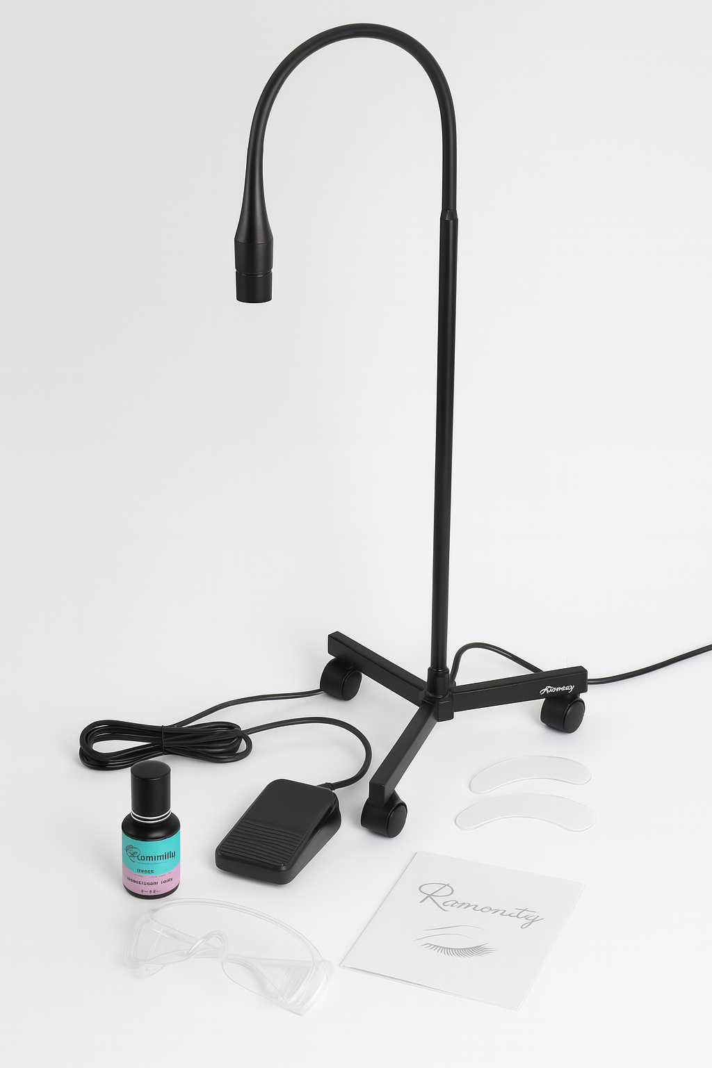 LED Wimpern Lampe + Komplettset inkl. Online Schulung – für LED/UV Wimpernkleber (neueste Generation)