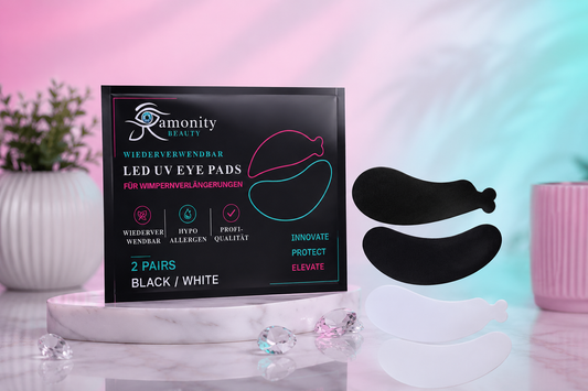 LED UV Eye Pads  Wiederverwendbare Augenpads für Wimpernverlängerungen