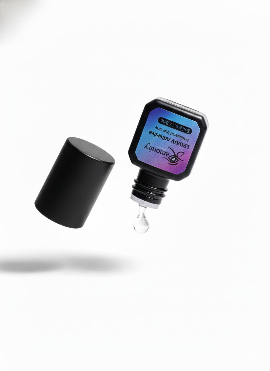 LED/UV LASH GLUE Ramonity Speedy-Wimpernkleber – ultraschnell & transparent