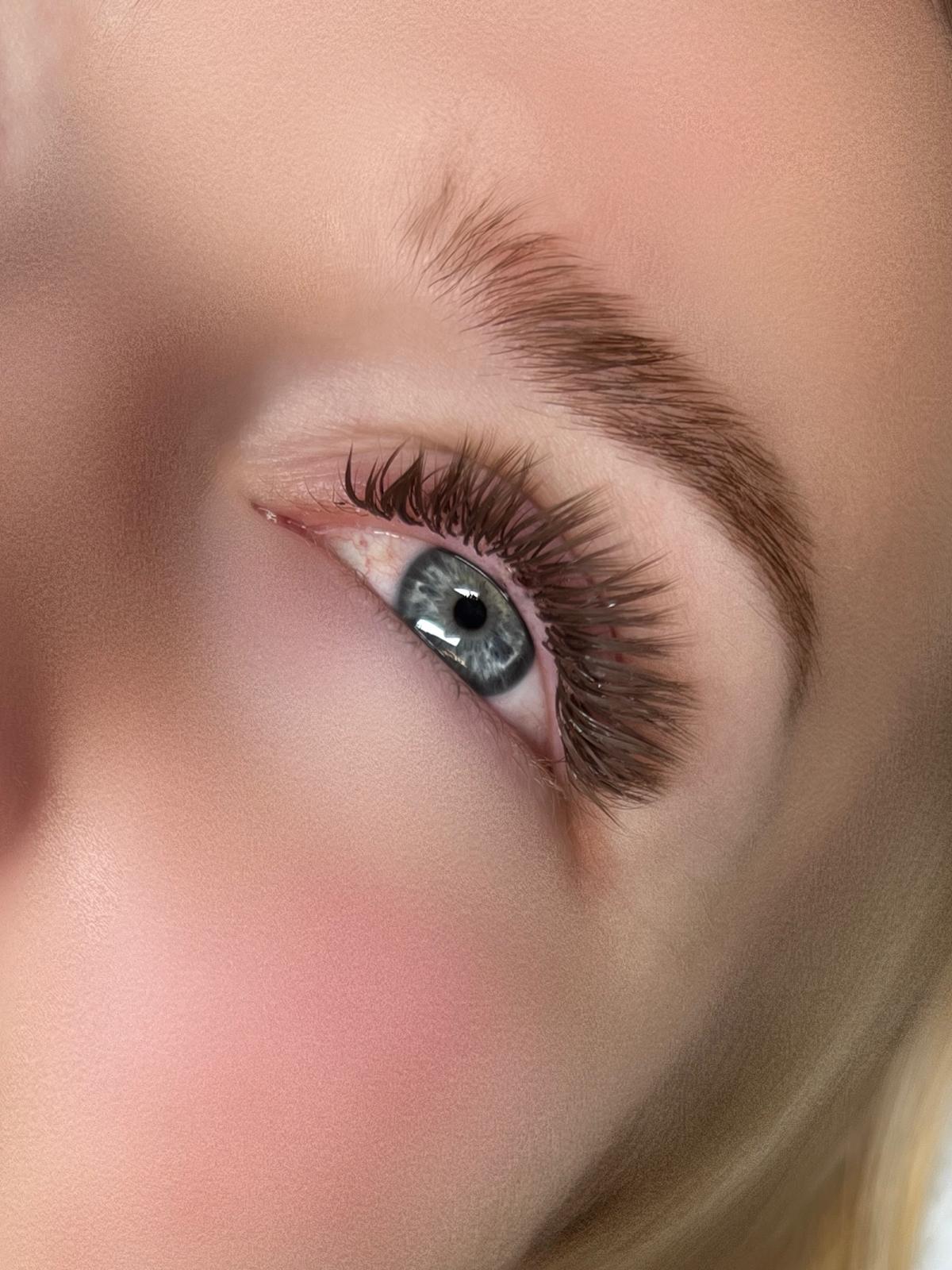 V Curl Brown Color Ramonitybeauty Wimpernverlängerung